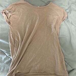 pink tshirt with pocket